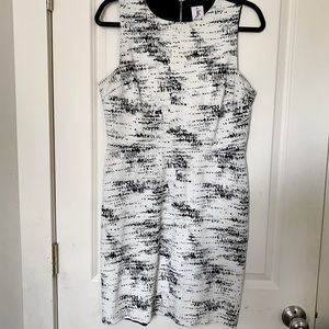 Julia Jordan white / black dress 12